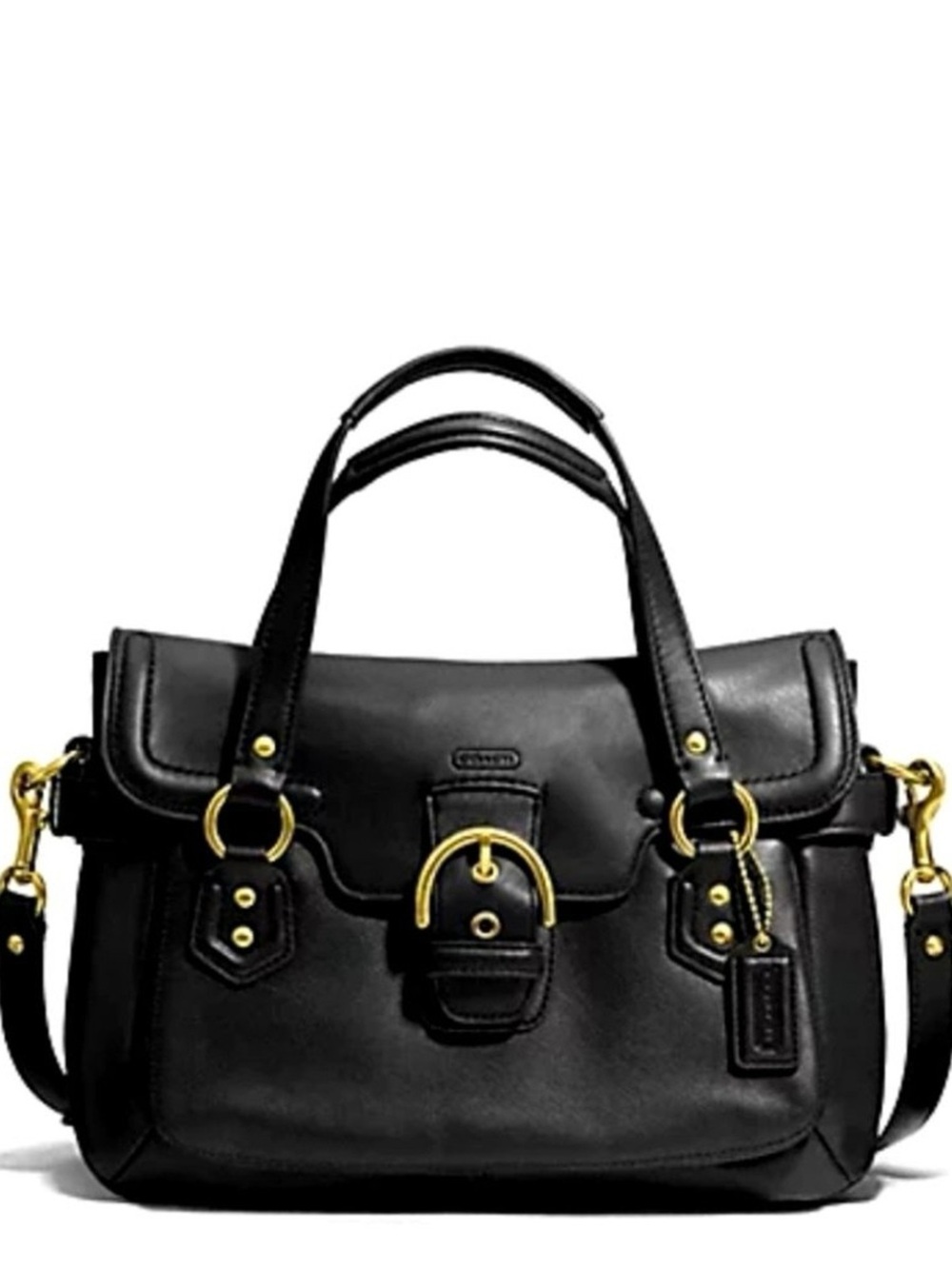 Campbell Leather Eva Flap Messanger Satchel